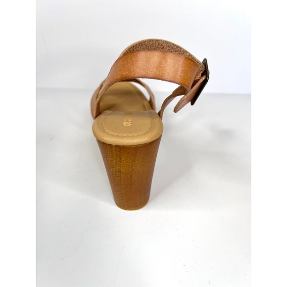 Cushionaire Slate Faux Wood Sandals Sayer Honey Sandals Size 9.5 NIB - Picture 5 of 11